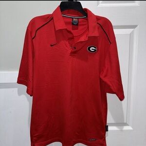 Georgia Bulldogs Red Nike Polo Sphere Dry